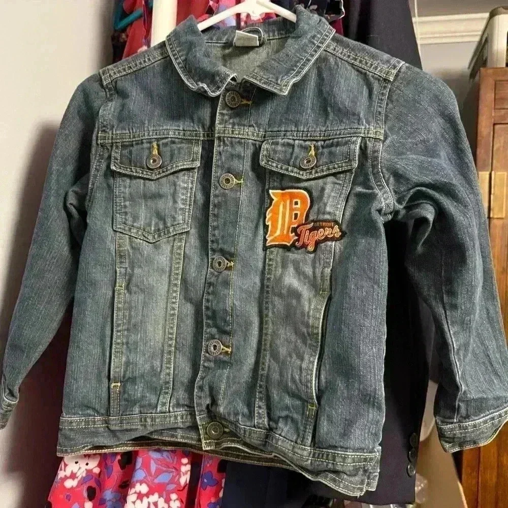 Detroit Tigers Gymboree Jean Jacket size smalll